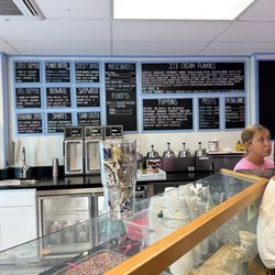 Big Dipper Ice Cream - Menu see Little Dipper on the top left!