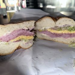 New Sunset Deli - Ham salami American cheese lettuce onion mayo
