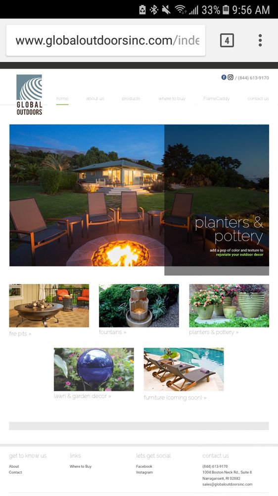 GLOBAL OUTDOORS Updated August 2024 1004 Boston Neck Rd