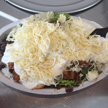 Chipotle Mexican Grill - Huge Chicken Salad. Portions are very large here. - Mexican Near Me - West Bloomfield, Michigan