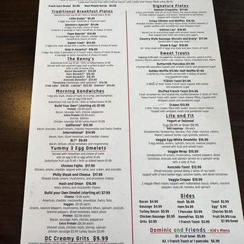 Dominic’s Place - Menu - Breakfast & Brunch Near Me - North Providence, Rhode Island