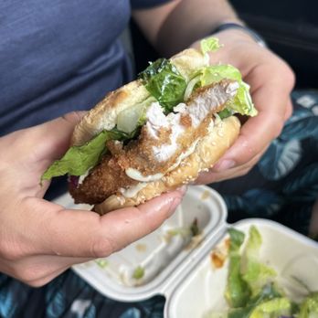 Ken's Fresh Fish - Ahi katsu sandwich - Seafood Near Me - Laie, Hawaii