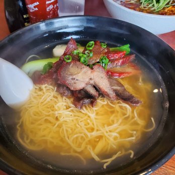 Han Noodle Bar - Roasted Pork with thin yellow noodles. Highly recommended! Make sure to swap the noodles to thin yellow. - Chinese Near Me - Rochester, New York