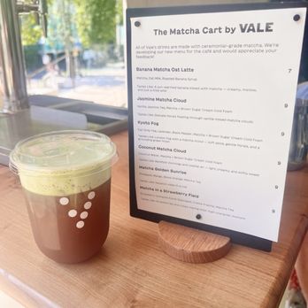 Vale Matcha & Coffee - Seasonal menu (pictured in Kyoto fog) - Coffee & Tea Near Me - Seattle, Washington