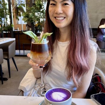 Sweet Maple  - Cheers! Espresso tonic and Ube latte - New American Near Me - Walnut Creek, California