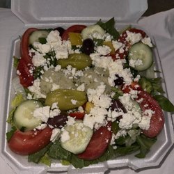 Odi's Mediterranean Kitchen - Greek Salad and potato salad are always a must have!