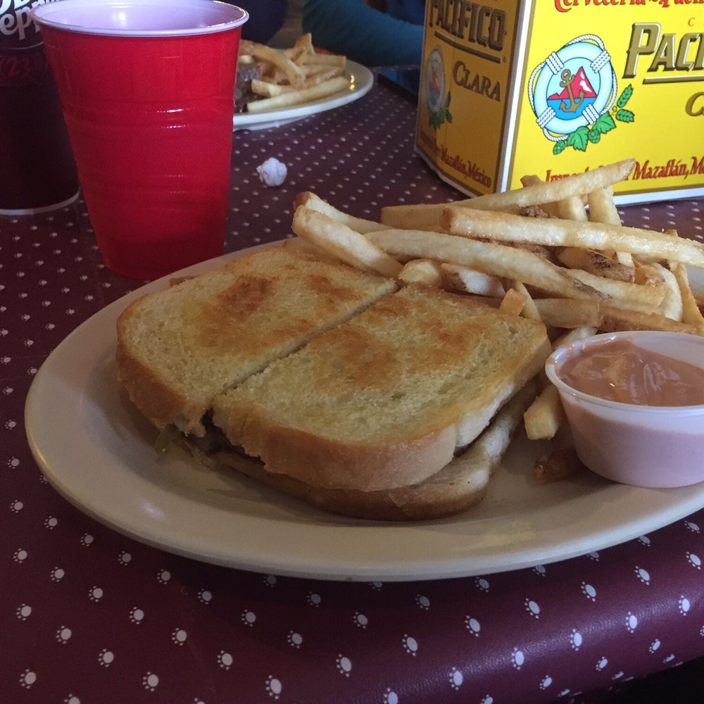 Middlegate Station - Sourdough burger with fries. - American Near Me - Fallon, Nevada Middlegate Station - Sourdough burger with fries. - American Near Me - Fallon, Nevada