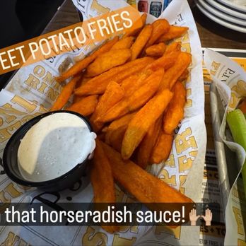 P.J. Whelihan's Pub + Restaurant - Horsham - Sweet Potato Fries with horseradish sauce - Sports Bars Near Me - Horsham, Pennsylvania P.J. Whelihan's Pub + Restaurant - Horsham - Sweet Potato Fries with horseradish sauce - Sports Bars Near Me - Horsham, Pennsylvania