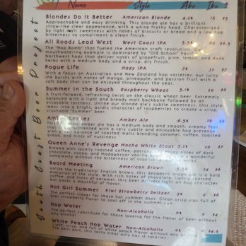 South Coast Beer Project - Their home brewed beers - Beer Gardens Near Me - Myrtle Beach, South Carolina