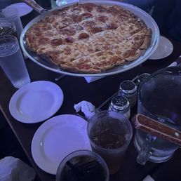 1/2 Cheese, 1/2 Pepperoni 1/2 Cheese, 1/2 Pepperoni