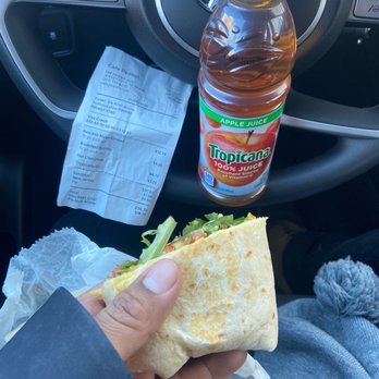 Cafe Peanut - This is the Size of the small breakfastburrito - Coffee & Tea Near Me - Jersey City, New Jersey