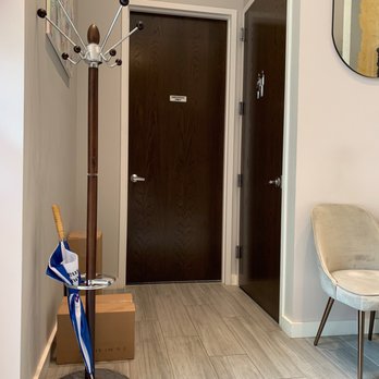 Pure OBGYN - Coat rack area & unisex bathroom - Obstetricians & Gynecologists Near Me - Brooklyn, New York Pure OBGYN - Coat rack area & unisex bathroom - Obstetricians & Gynecologists Near Me - Brooklyn, New York
