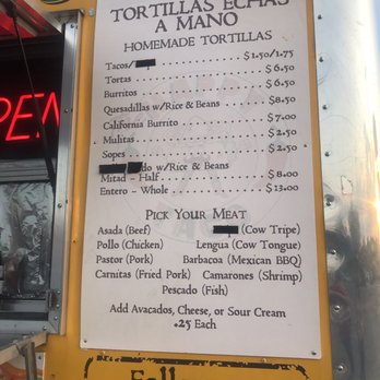 The Happy Taco - Menu - Food Trucks Near Me - Nashville, Tennessee