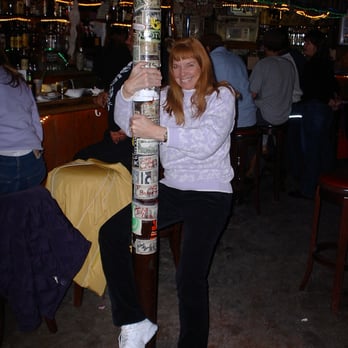 Murray's Saloon & Eatery - Inside of Murray's during a cold Karaoke night. (Debbie pole dancing...) - Karaoke Near Me - Big Bear Lake, California