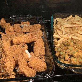 Soultran's Seafood - Fried Okra, cod, and large shrimp. Outstanding! - Seafood Markets Near Me - Vallejo, California Soultran's Seafood - Fried Okra, cod, and large shrimp. Outstanding! - Seafood Markets Near Me - Vallejo, California