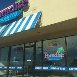 Paradise Donuts - Exterior in a strip mall North of 41st.