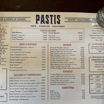 Pastis Miami - Menu -- May 2023 - French Near Me - Miami, Florida Pastis Miami - Menu -- May 2023 - French Near Me - Miami, Florida