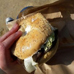 Didine Cooking Bagels Truck