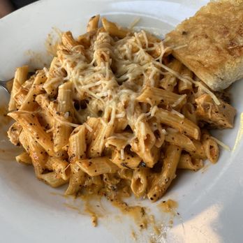 Grazie Restaurant - Hanna's Penne Pasta penne with secret tomato cream sauce (add chicken) - Italian Near Me - Novato, California Grazie Restaurant - Hanna's Penne Pasta penne with secret tomato cream sauce (add chicken) - Italian Near Me - Novato, California