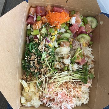 MauiPoki - 2 Scoop Poke Bowl* salmon, tuna and many toppings - Poke Near Me - Tustin, California MauiPoki - 2 Scoop Poke Bowl* salmon, tuna and many toppings - Poke Near Me - Tustin, California