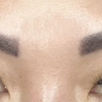 BeautyX Lash Brow - Notice the head on the left side of pic and the overall unclean lines. - Eyelash Service Near Me - Irvine, California BeautyX Lash Brow - Notice the head on the left side of pic and the overall unclean lines. - Eyelash Service Near Me - Irvine, California