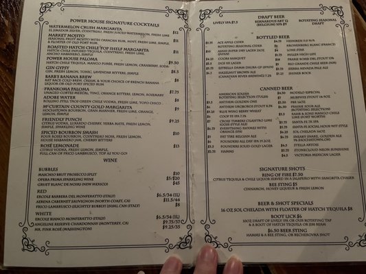 Menu photo 1 Power House Oklahoma City, OK Menu photo 1 Power House Oklahoma City, OK