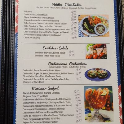 Menu photo 2 Jenny's Pupuseria Ontario, CA