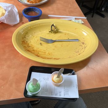 Mi Casita - this is the after of my plate. after your meal you get a nice little sorbet to cleanse your pallet. - Mexican Near Me - Fort Stockton, Texas Mi Casita - this is the after of my plate. after your meal you get a nice little sorbet to cleanse your pallet. - Mexican Near Me - Fort Stockton, Texas