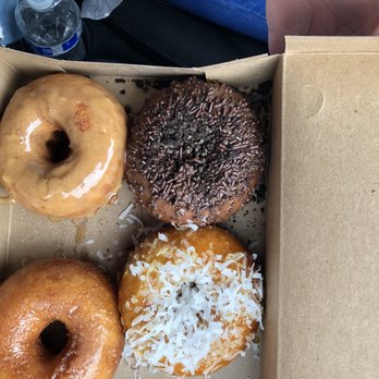 Annie's Hot Donuts - Apple cider, death by chocolate, lemon zinger and salted Carmel donuts. Hand dipped by the Fractured Prune donut shop. Yum!! - Donuts Near Me - Mount Pleasant, South Carolina Annie's Hot Donuts - Apple cider, death by chocolate, lemon zinger and salted Carmel donuts. Hand dipped by the Fractured Prune donut shop. Yum!! - Donuts Near Me - Mount Pleasant, South Carolina
