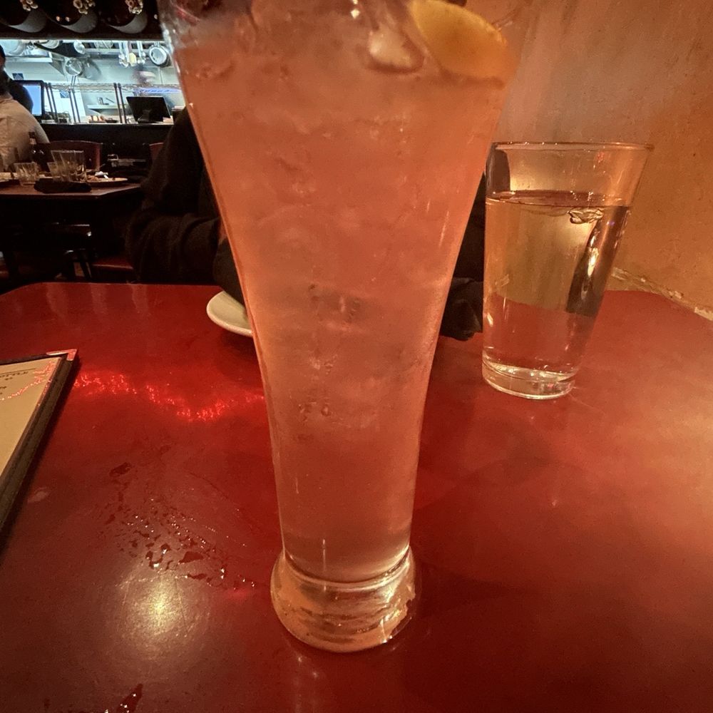 Viva Madrid! - Too much ice in my Refresco de Lavanda, but was tasty. - Spanish Near Me - Claremont, California Viva Madrid! - Too much ice in my Refresco de Lavanda, but was tasty. - Spanish Near Me - Claremont, California