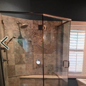 The Floor Store - a bathroom with a glass shower - Flooring Near Me - Yorba Linda, California The Floor Store - a bathroom with a glass shower - Flooring Near Me - Yorba Linda, California