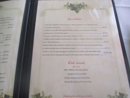 Menu photo 5 Guisseppe's Restaurant West Milford, NJ