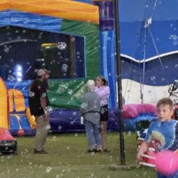 Budget Bounce Rental - Man in black shirt who yelled at children