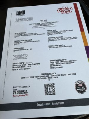 Menu photo 6 Limo Peruvian Eatery Nashville, TN Menu photo 6 Limo Peruvian Eatery Nashville, TN