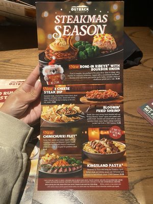 Menu photo 1 Outback Steakhouse Naples, FL Menu photo 1 Outback Steakhouse Naples, FL
