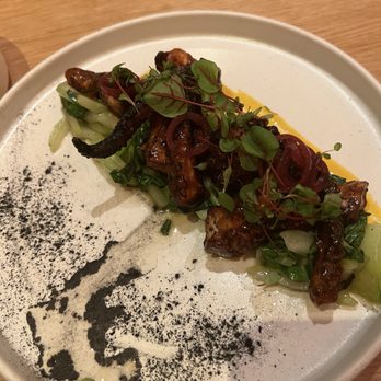 Shaker + Spear - Charred octopus! - Seafood Near Me - Seattle, Washington Shaker + Spear - Charred octopus! - Seafood Near Me - Seattle, Washington