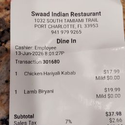 Receipt Receipt