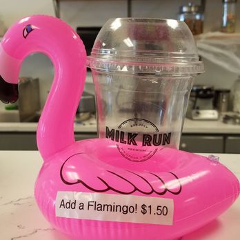 Milk Run - Loving the flaming floatie option - Coffee & Tea Near Me - Phoenix, Arizona