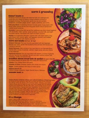 Menu photo 3 Carioca Bowls Portland, OR Menu photo 3 Carioca Bowls Portland, OR
