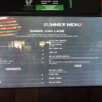 The Lube Room Saloon - Menu Summer 2023 - Burgers Near Me - Dorrington, California The Lube Room Saloon - Menu Summer 2023 - Burgers Near Me - Dorrington, California