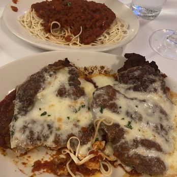 Pascal's Manale - Chicken Parmigiana - wonderful sauce (not great as leftovers, so best to split) - Cajun/Creole Near Me - New Orleans, Louisiana