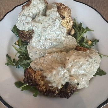 Boro6 Wine Bar - Charred Cauliflower Piccata (V) - Wine Bars Near Me - Hastings-on-Hudson, New York