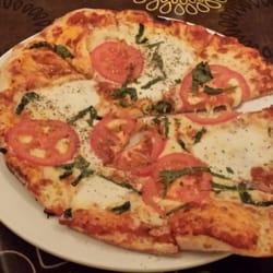 Adesso Restaurant - Me - buffalo mozzarella & tomato pizza