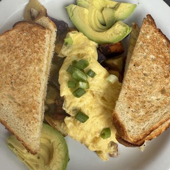 Rupert’s - Heirloom Potato Hash with Sourdough Toast - Breakfast & Brunch Near Me - Durango, Colorado