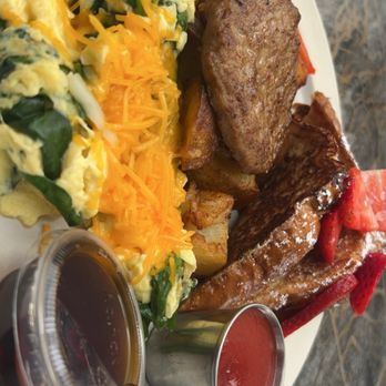 District 7 Grill - 2 egg breakfast plate - Burgers Near Me - Houston, Texas