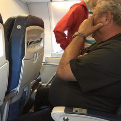 Air Transat - This is club seating! Noting like the advertising! Unbelievable!