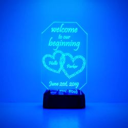 Summit Imprints - Glowing LED lamp with custom design