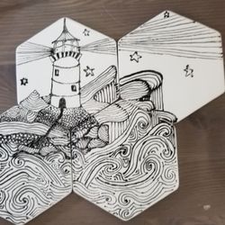 Just Kiln Me Now - Coaster designed by Natalie