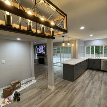 Kitchen Solutions - a view of a kitchen and living room - General Contractors Near Me - Concord, California
