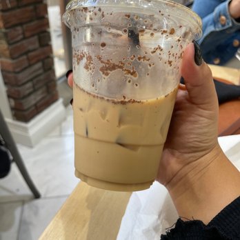 Village Creperie - Iced latte added some cinnamon - Creperies Near Me - New York, New York Village Creperie - Iced latte added some cinnamon - Creperies Near Me - New York, New York